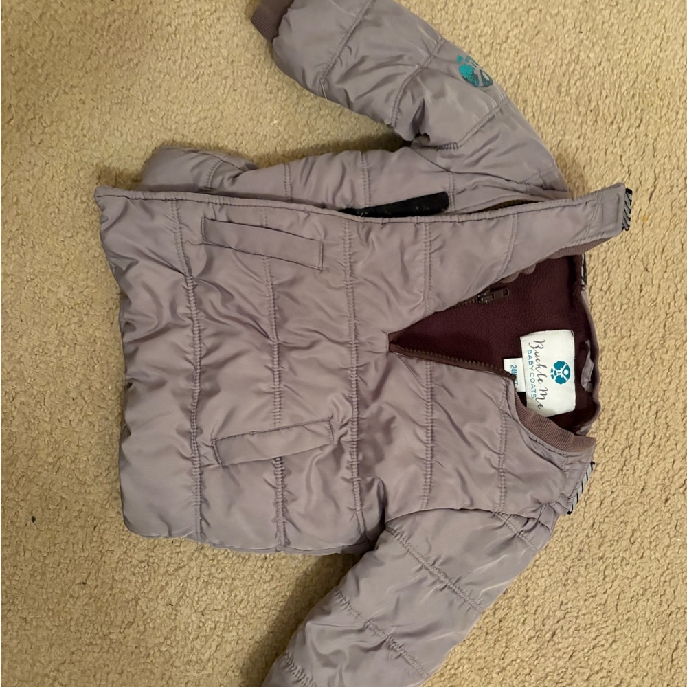 Buckle Kids Taupe Puffer Jacket